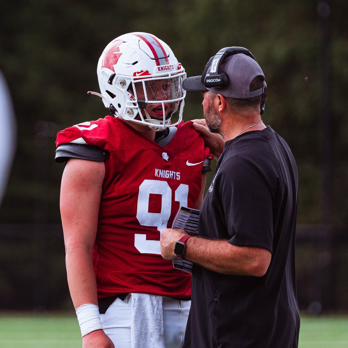 Throughout spring ball, @CoachJoeDuPaix has emphasized a critical trait of champions: overcoming the 'natural man.' The natural man tends to seek shortcuts and choose the path of least resistance. In contrast, champions are meticulous about doing the little things correctly in