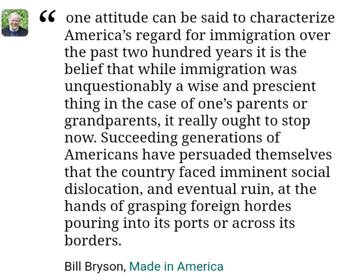Bill Bryson has written a lot of insightful stuff in his long career but nothing comes close to this in terms of getting straight to the heart of the problem in ways that make us laugh and nod a bit sadly.