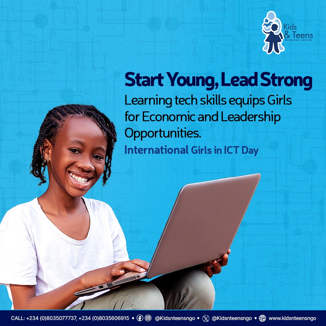 With technology in everything from art to law, learning tech skills equips girls for economic independence and leadership. Let's encourage girls to embrace technology! 

#GirlInICT #WomenInTech #internationalgirlsinictday