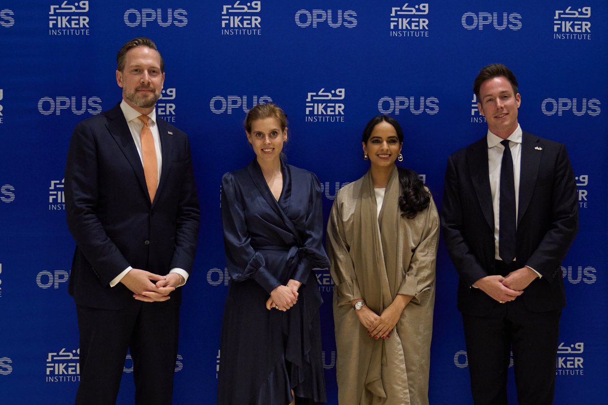 In the presence of HRH Princess Beatrice, Fiker Institute &amp; #OPUS launched their partnership in Dubai to advance the entrepreneurial corridor between the UAE &amp; the UK, &amp; to promote global action &amp; intellectual discourse among the memberships of both organizations.