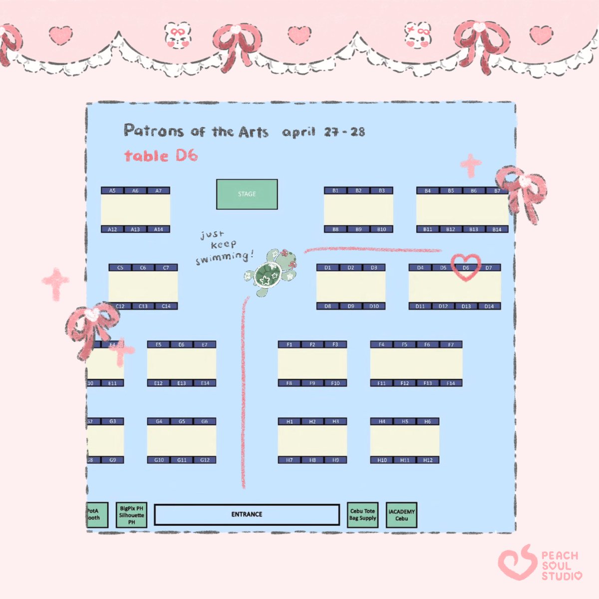peachsoulstudio's tweet photo. [1/4] 🐢Patrons of the Arts Cebu Event Gift + Catalog🐢

📍Table D6, SMX Sky Hall SM Seaside Cebu
🗓️April 27-28, 10AM-10PM https://t.co/71X0B2KXQC