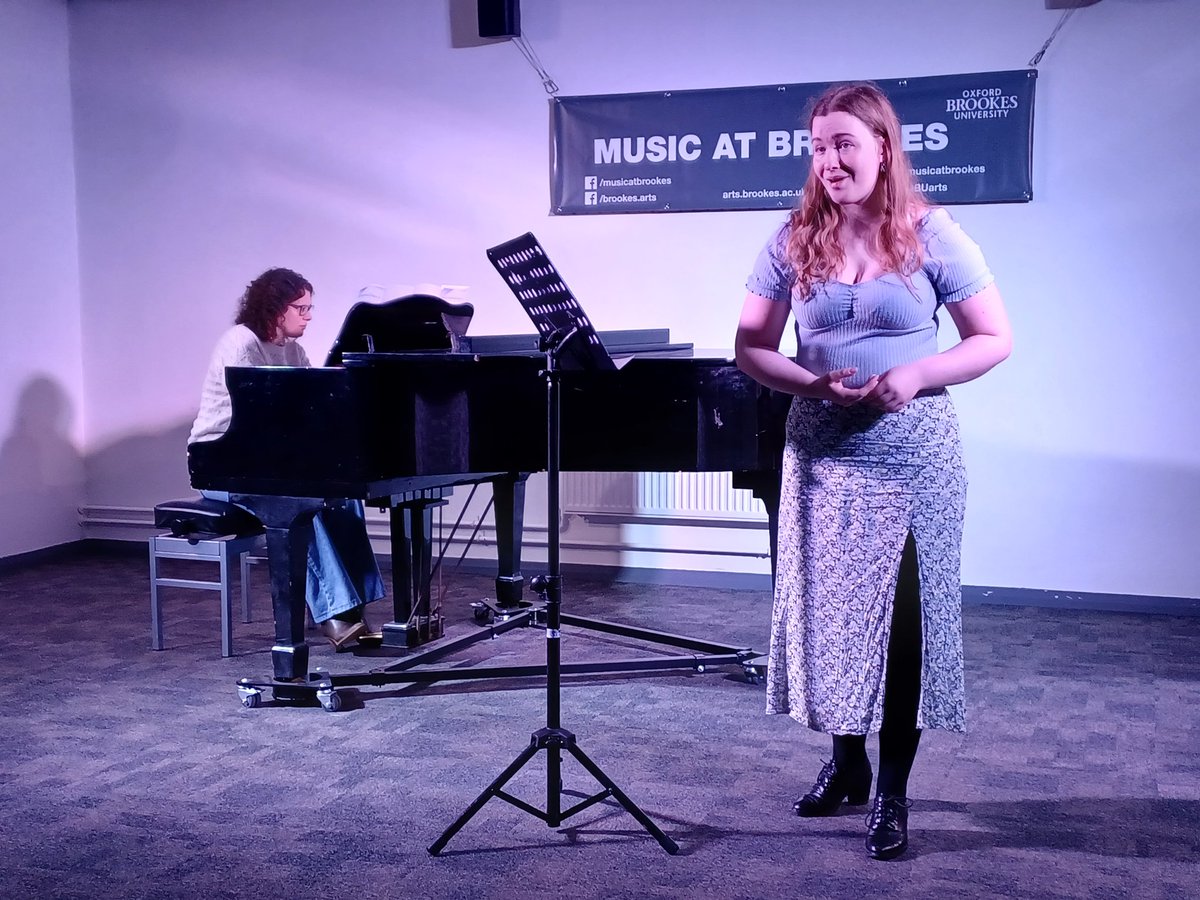Third-year student Emily Mustoe gave a fantastic lunchtime recital today with songs and arias by Puccini, Rachmaninov and Schubert. Videos will soon be up on Instagram! #ClassicalMusic #lied #songs