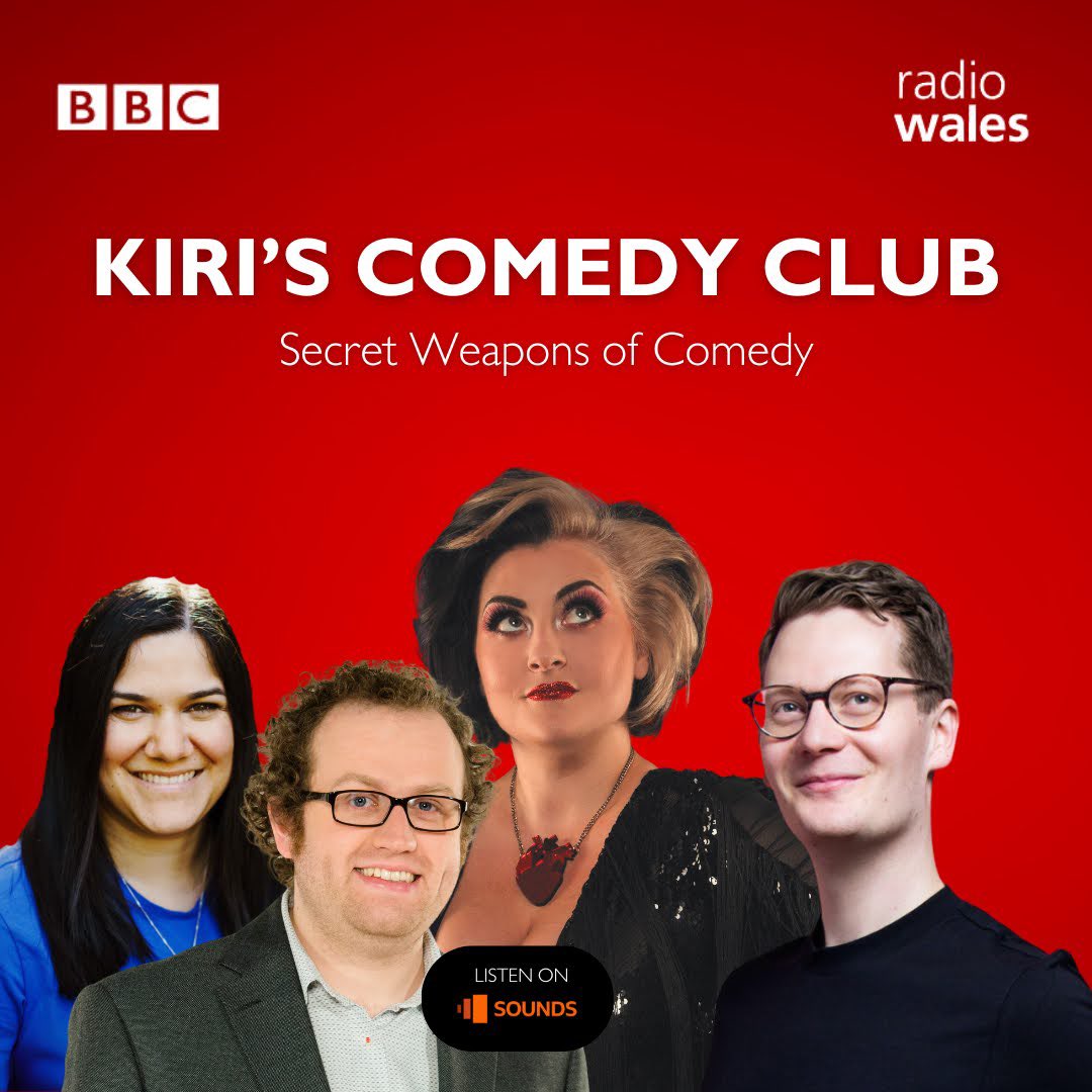 Tune in this evening at 18:30 on BBC Radio Wales for more advice for aspiring comedy writers on Kiri's Comedy Club. Listen back to all episodes on BBC Sounds!