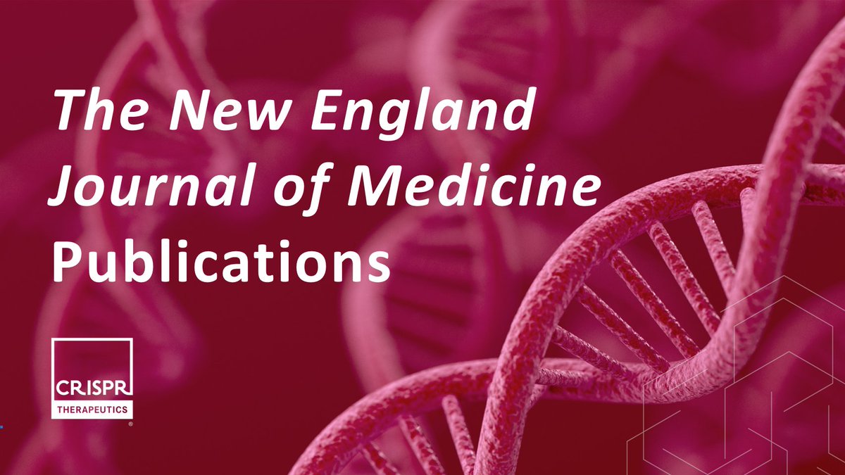 In collaboration with Vertex Pharmaceuticals, we're pleased to share that we’ve published three new publications in The New England Journal of Medicine (NEJM) containing clinical data on the treatment for sickle cell disease and beta thalassemia.
