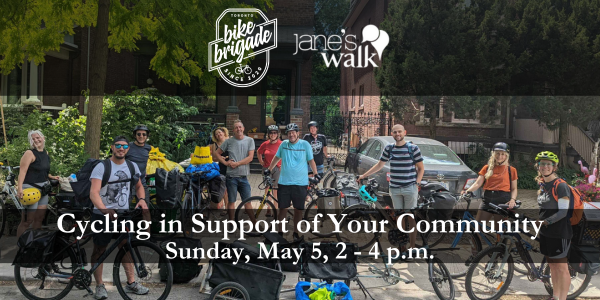 Curious about @thebikebrigade & delivering food & other essential supplies by bike? Join us on May 5 for a unique (and fun!) @JanesWalkTO where we’ll deliver food to Toronto's network of @cf___to. #BikeTO #SolidarityNotCharity janeswalkfestivalto.com/5-may/cycling-…