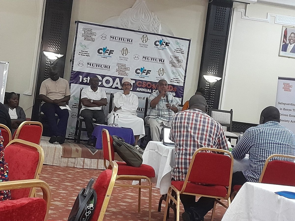 'The bird says that since men have learned to shoot without missing, the bird has learned to fly without perching' this is one of the quotes given by one of the speaker at the Coast Cso/ Hrds annual convening. #CoastRightsConvening @CoastRights @cff_kenya @harietmuganda16