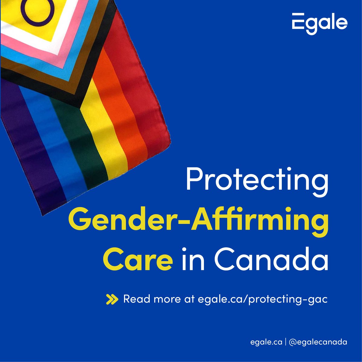 Everyone deserves to be able to access the health care they require, and Egale is fighting to make sure that this remains the case in Canada. But we can’t do it alone. Donate today in support of our work to protect 2SLGBTQI rights. Learn more and donate egale.ca/protecting-gac