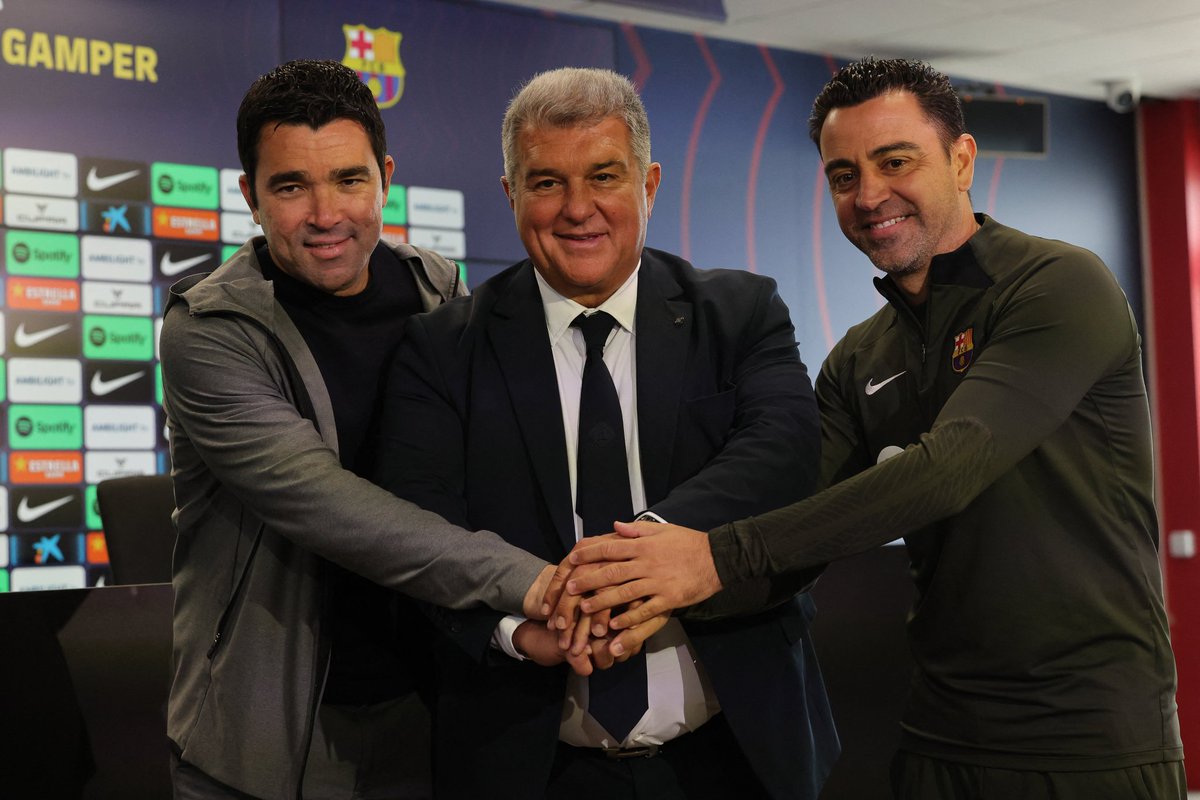 🗣️ Joan Laporta: 'All Barça fans should be proud of Xavi.' 💙❤️