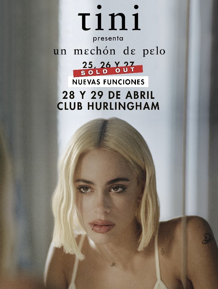 Los40ar's tweet photo. ¡Hoy se van accesos para el show de TINI! 

Participá con el HT #TiniConLOS40 + llamanos al 4774 1055 📞 cuando suene un tema de Tini en el 105.5 📻 https://t.co/rbMVkyzK6P