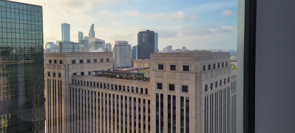 Rooftop of Old Post Office has some nice green space 👀