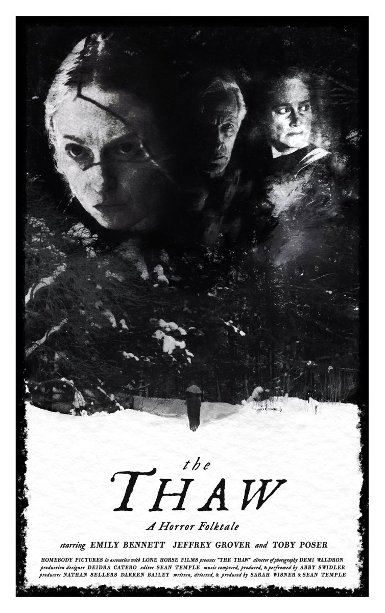 ohsukah's tweet photo. I’m covering @salemhorrorfest again! I truly love this festival! Y’all shouldn’t miss what they’re bringing. I cannot wait to talk about this short, The Thaw. #folkhorror with @emilyrbennett @adams_films and Jeffrey Grover. #horror #thethawfilm #shorthorror #interludes https://t.co/SpeiJCRekJ