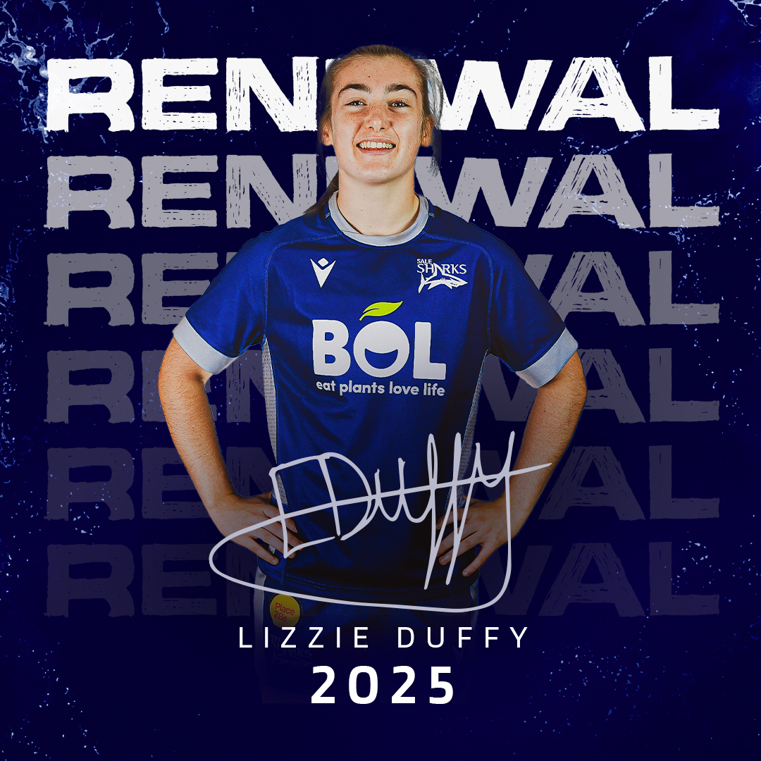 𝘿𝙐𝙁𝙁𝙔 𝙄𝙎 𝙇𝙊𝘾𝙆𝙀𝘿 𝙄𝙉 🔒

Queen Lizzie is set to be a Shark for another year! 🦈

The fly half has signed a new deal that will see her stay at Sale until the end of next season

#SharksFamily