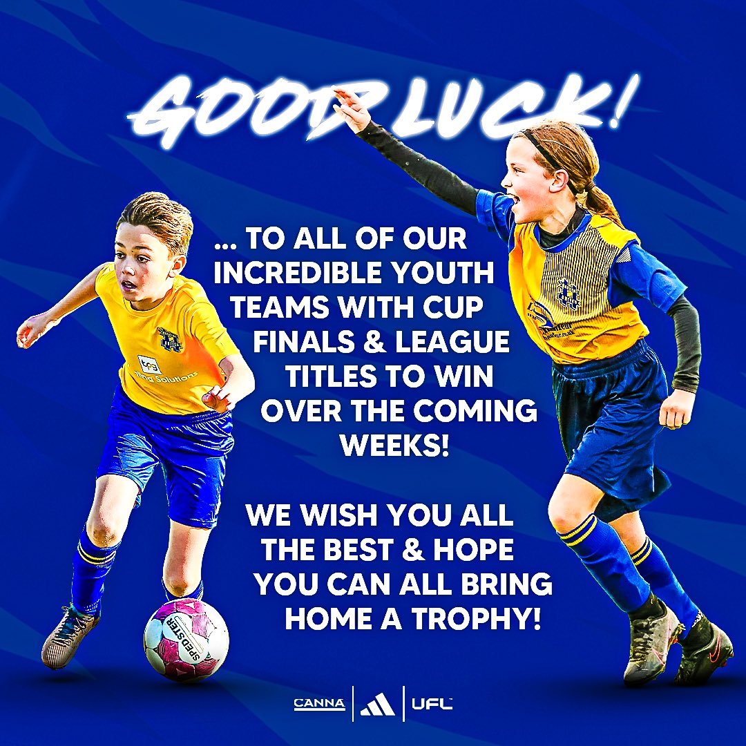 GOOD LUCK 🤞 <a href="/hashtagutdyouth/">Hashtag United Youth</a> 

With a club that spans over 40 teams across all age groups we’d like to wish every one of our youth sides good luck heading into the final weeks of the season 🙌

You’ve all done yourselves proud… Now go and win yourselves some trophies! 🏆