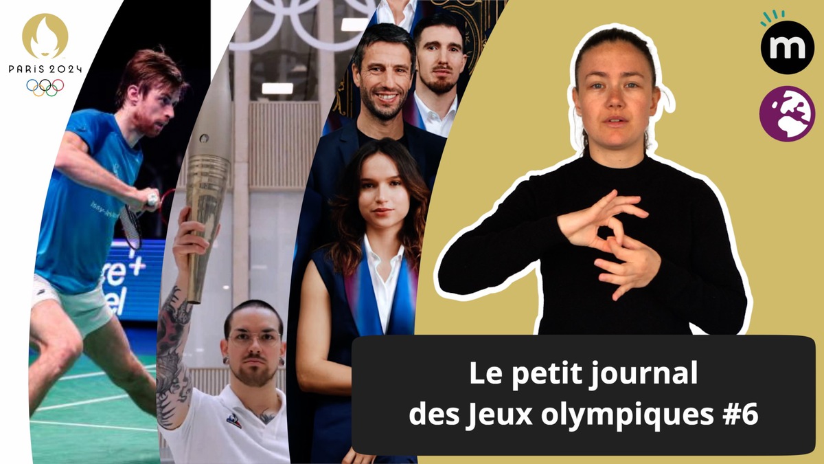 Le petit journal des Jeux olympiques #6

Lien du site: media-pi.fr/.../Le-petit-j…

#DeafJournalismEurope #DJE #EUfunded #EuropeCreativeMedia #Mediapi #LSF #sourd