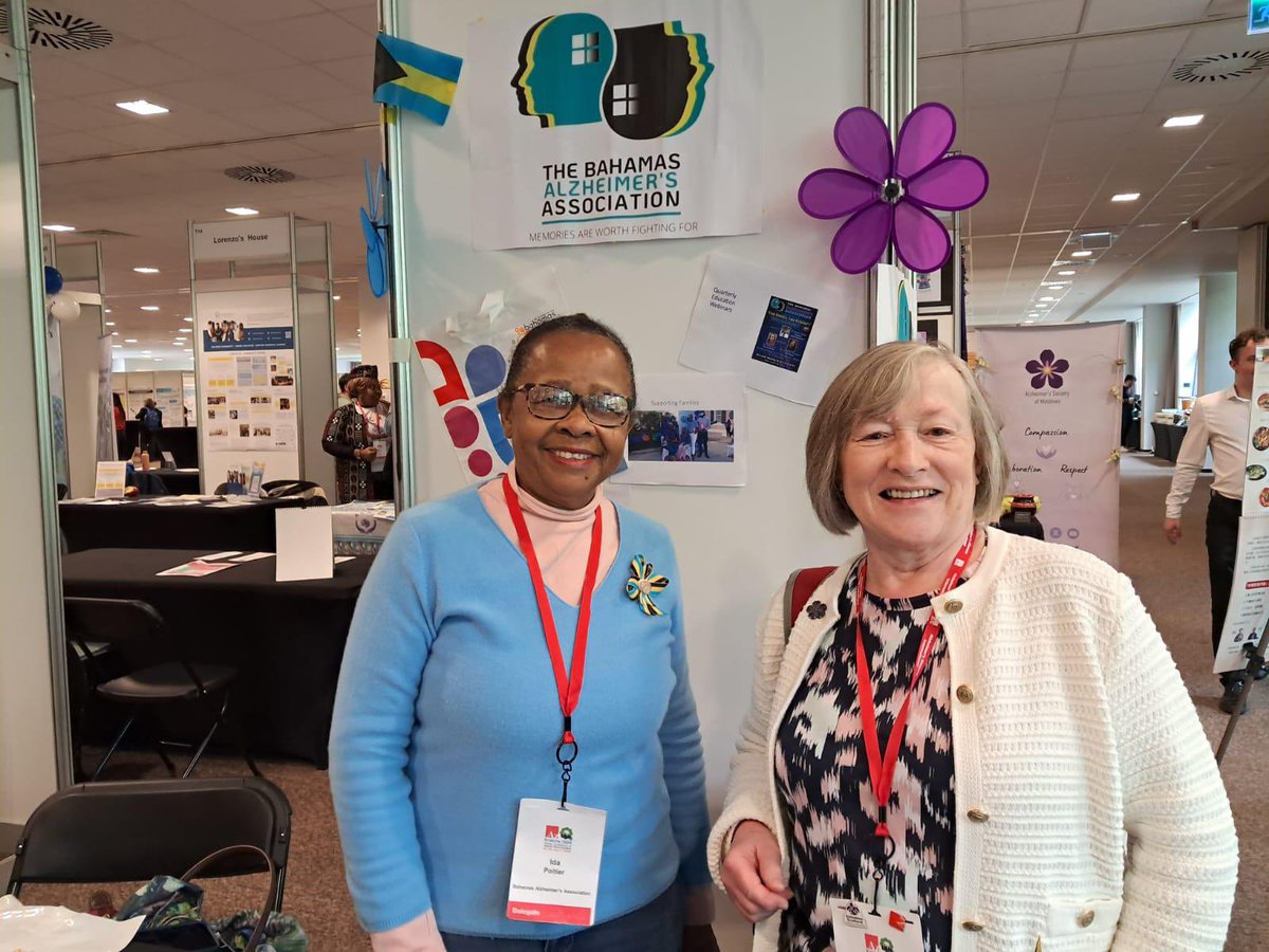 Day 2 well underway @AlzDisInt conference in Krakow as we make connections and share the great work happening in Scotland #ADI24