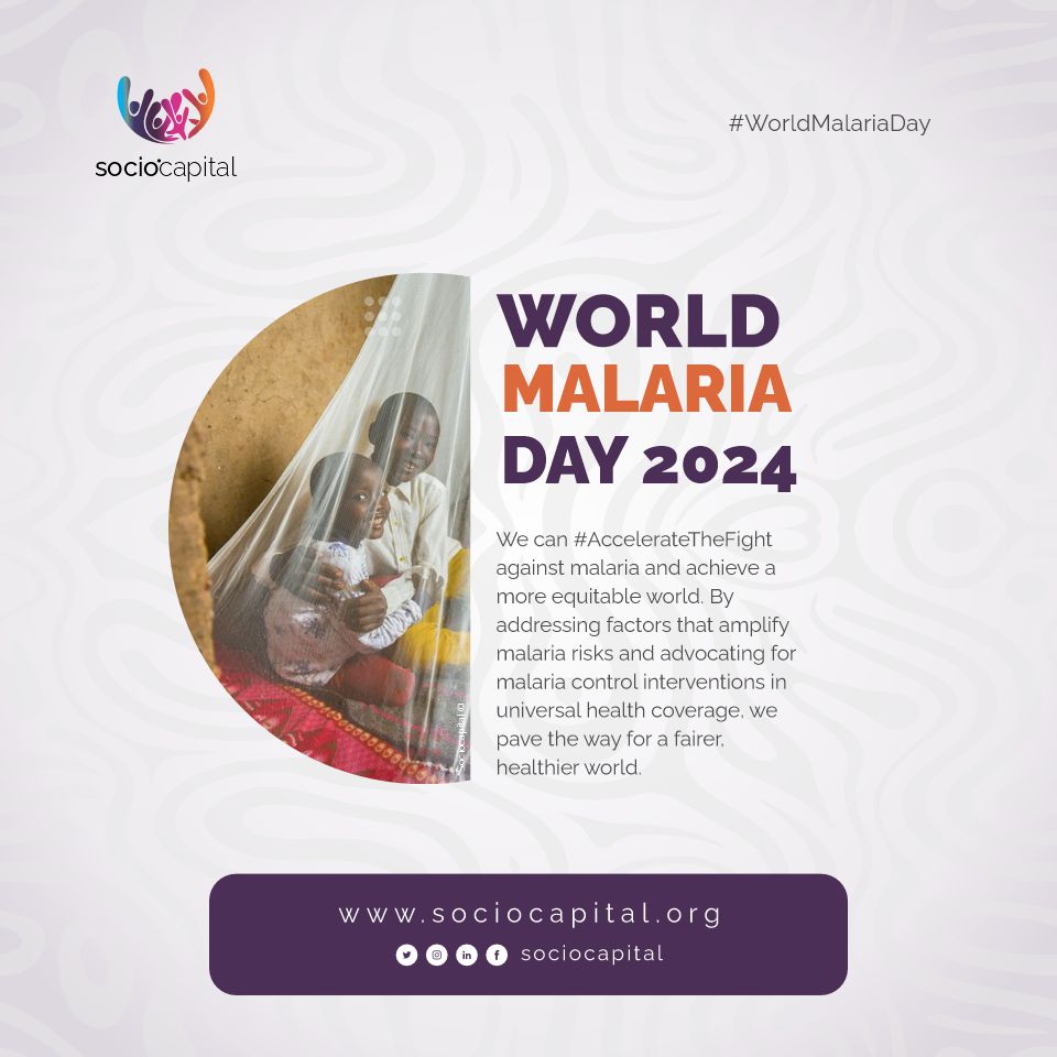 #Sociocapital #WorldMalariaDay #Malaria #HealthEquity #GlobalHealth #EndMalariaNow #FightAgainstMalaria #EquitableHealthcare #WHO #HealthForAll #ZeroMalaria