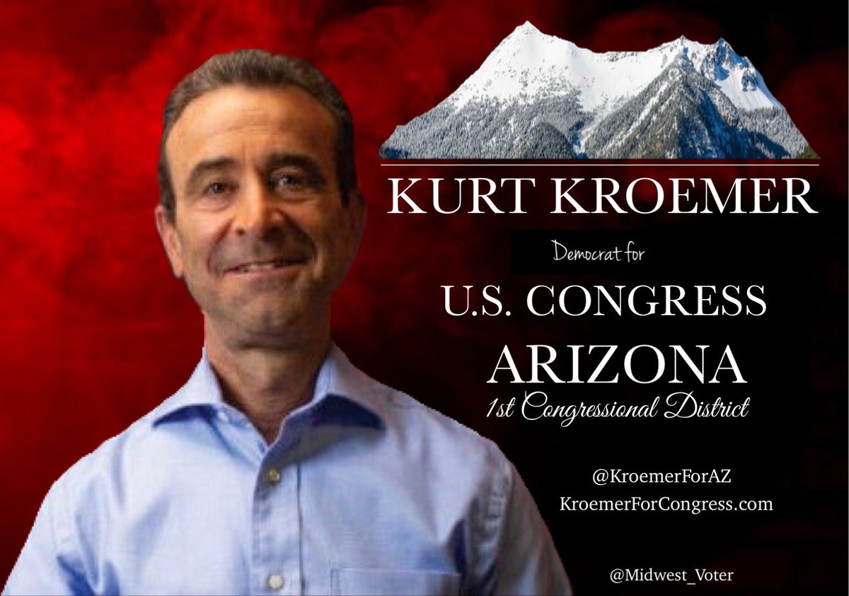 #ResistanceBlue #Dems4USA #DemsAct #AZ01 Kurt Kroemer is running for congress. He has the leadership & empathy to represent your district well. Vote @KroemerForAZ because Schweikert is corrupt (proven) & has no interest in protecting your rights. Kurt will stand up for