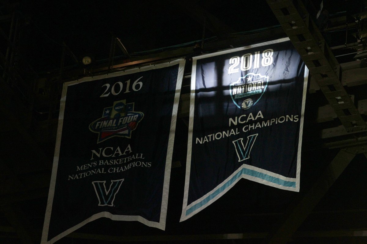 Home game for the Villanova Knicks at Wells Fargo tonight. Only team to hang a banner in that building in the last 40 years.