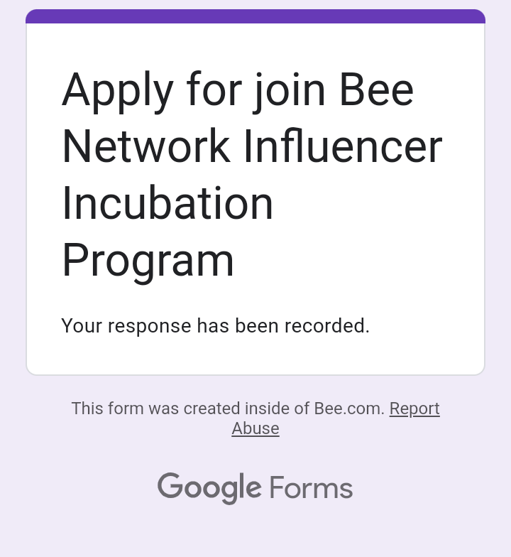 Are you a social media influencer?
Do you have lot of followers?
Join the Bee Network influencer incubator program for a chance to be among the top influencer now! 
j.bee.com/d.html?EventId…
#BeeNetwork