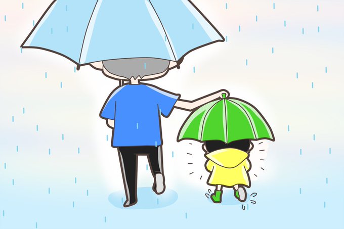 「雨 レインブーツ」のTwitter画像/イラスト(新着)