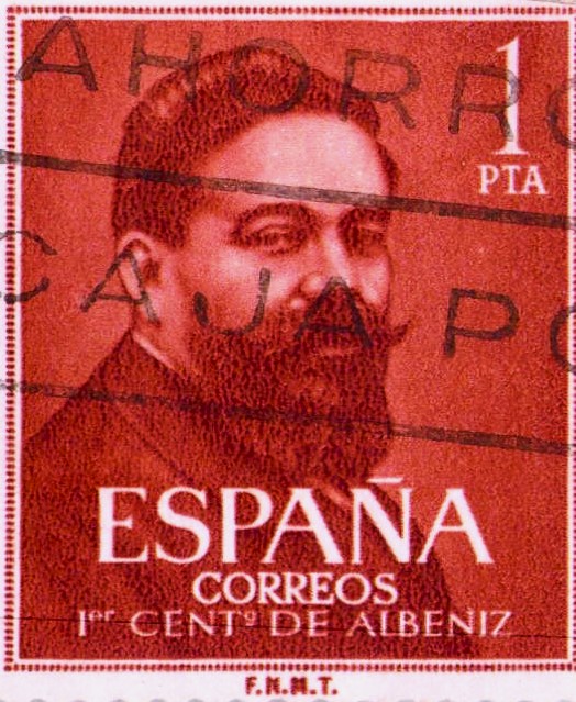 #stamp 
Issue:  Spain Albeniz Stamp

Type:  Stamp

Number of Stamps:  1

Stamps Denomination:  1PTA

Issue Date:  1960

Issued By:  Spain POST
stampsartmuseum.com/spain-albeniz-…