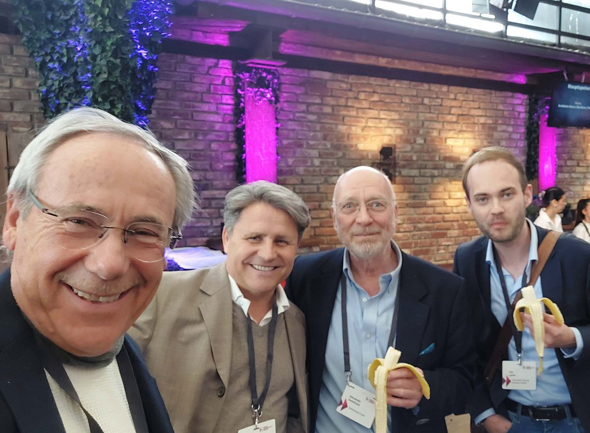 #RAS24 Generational change. Radio group is positioning for the future. Stephan Schwenk and his new CEO, Tim. Stories from the history of radio were unpacked  in Cologne.  Helmut Poppe, Alexander Zeitelhack, Stephan Schwenk, Tim Lauth #audioeffect #radioadvertising