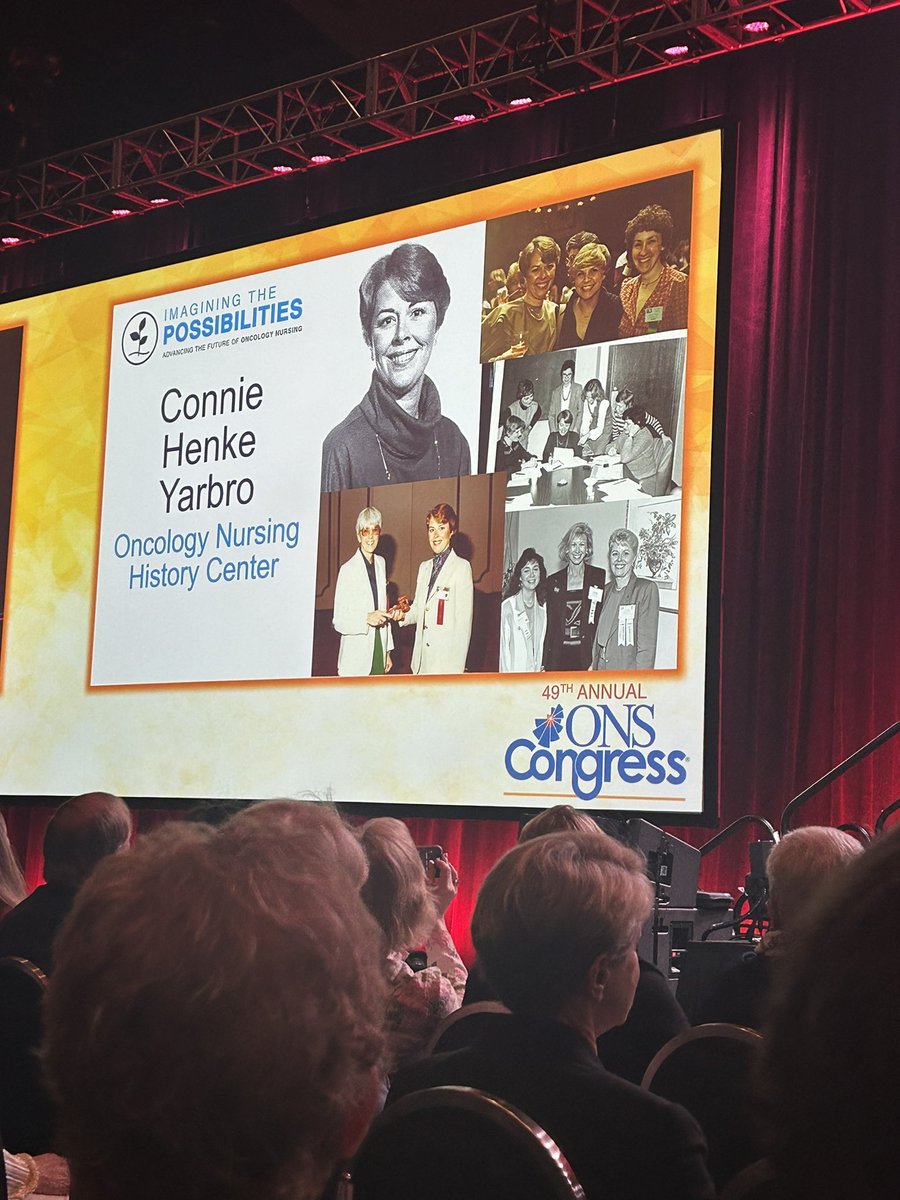 Darcy Burbage, DNP, RN, AOCN (@darcyburbage) on Twitter photo Exciting news!!
The Connie Henke Yarbo History Center🌟🌟
Thank you Connie for your leadership & generous donation to the legacy of <a href="/oncologynursing/">Oncology Nursing Society</a> ! #ONSCongress Exciting news!!
The Connie Henke Yarbo History Center🌟🌟
Thank you Connie for your leadership & generous donation to the legacy of <a href="/oncologynursing/">Oncology Nursing Society</a> ! #ONSCongress