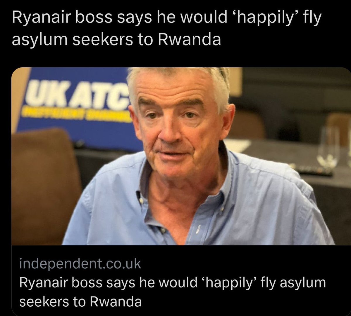 A flight with Ryanair would probably be more of a deterrent than Rwanda