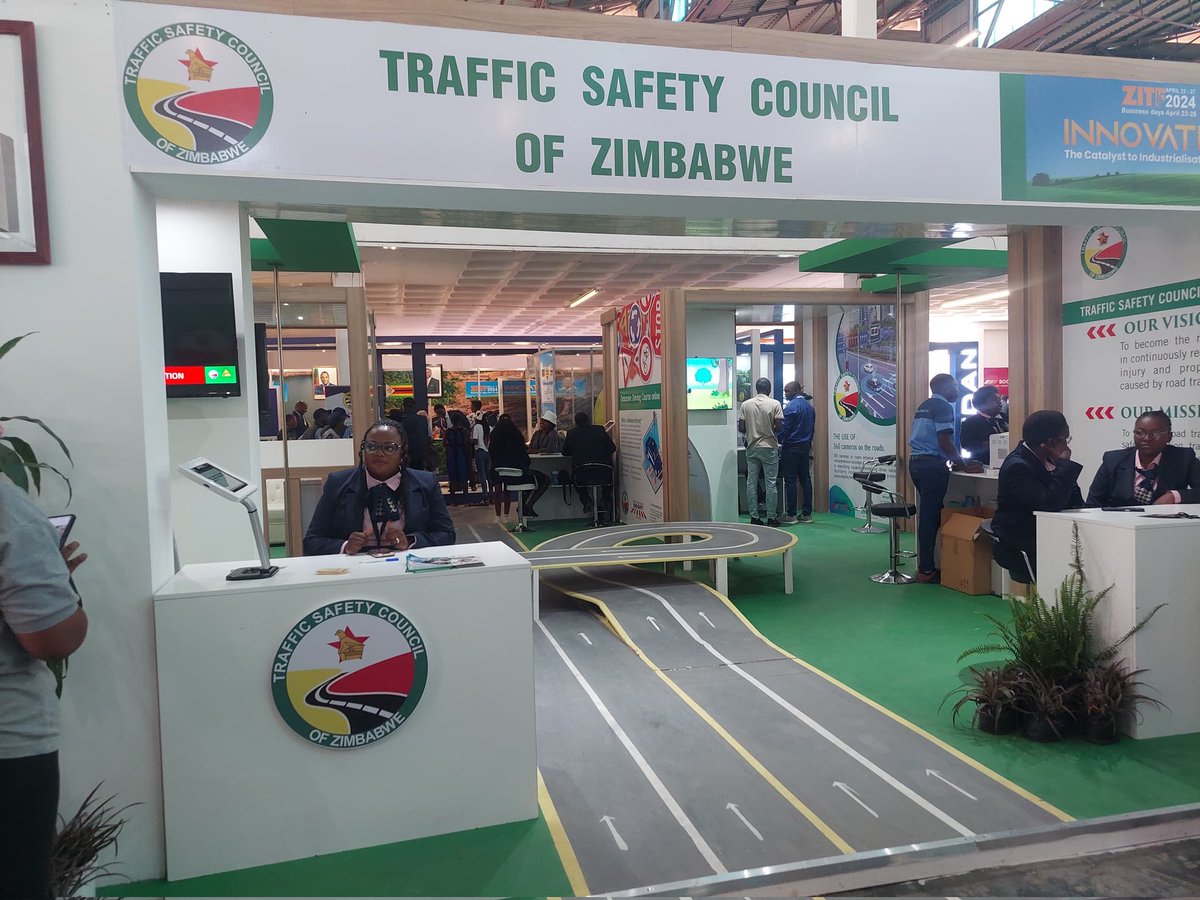 #IweWosvora🇿🇼

.@tscz1 is one of the exhibitors at the #ZITF2024. The council promotes road traffic safety through safety education, training, publicity & research in co-operation with other stakeholders. This year the @ZITF1 registered an overflow of exhibitors.
@MinistryofTID