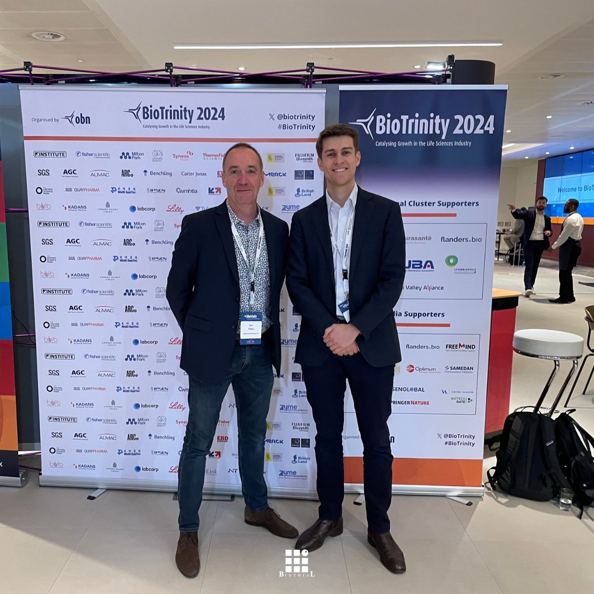 Biotrial's tweet photo. Biotrial would like to thank everyone who attended Biotrinity hosted in London. Eric and Rob had an amazing time connecting with industry leaders, experts, and innovators from around the world.

We look forward to seeing you all again soon! 
#biotrinity2024 https://t.co/NgE9TBKn3p