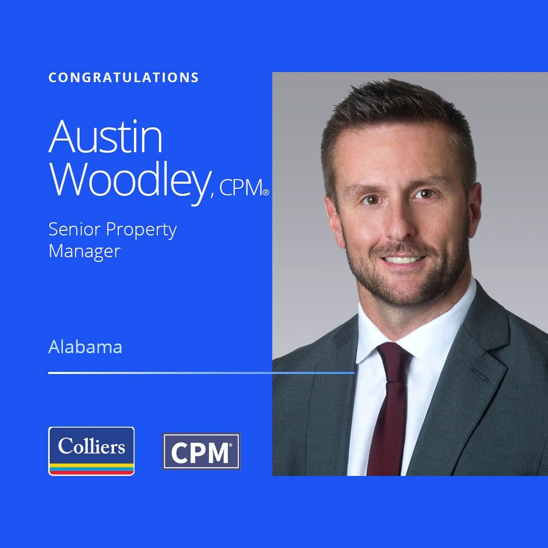Colliers_AL's tweet image. Congrats to Austin Woodley, our Sr. Property Manager, for earning his CPM designation pin this week!  We&apos;re so proud of you, Austin!

#soproud #greatjob #properymanagement #yourock