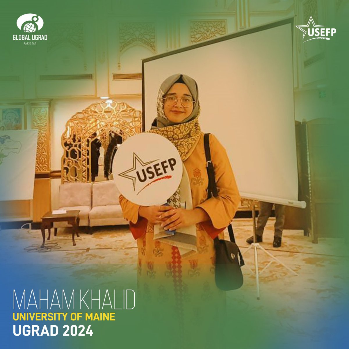 'The Global UGRAD Pakistan Program gave me the chance to step out of my comfort zone, experience a different culture, become independent and confident, and represent my country, and for that, I am forever grateful,' shares Maham. #USEFP #UGRAD #USPAK #Scholarship
