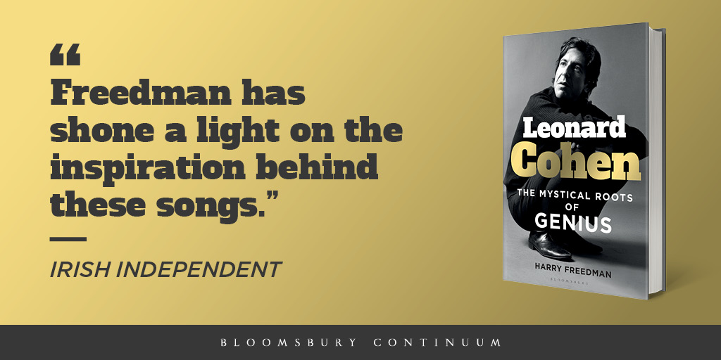 Happy paperback publication day @harryfreedman1! Leonard Cohen: The Mystical Roots of Genius is a fascinating exploration of the spiritual influences behind his beautiful lyrics.

Order here: amzn.to/3PyS7B6

#leonardcohen