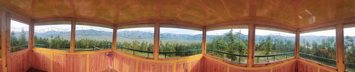 Zoom In.
360° compartmentalisation of #Lolab forests being done on a single frame watch tower.
#explorelolab 
#jktourism 
#IncredibleIndia