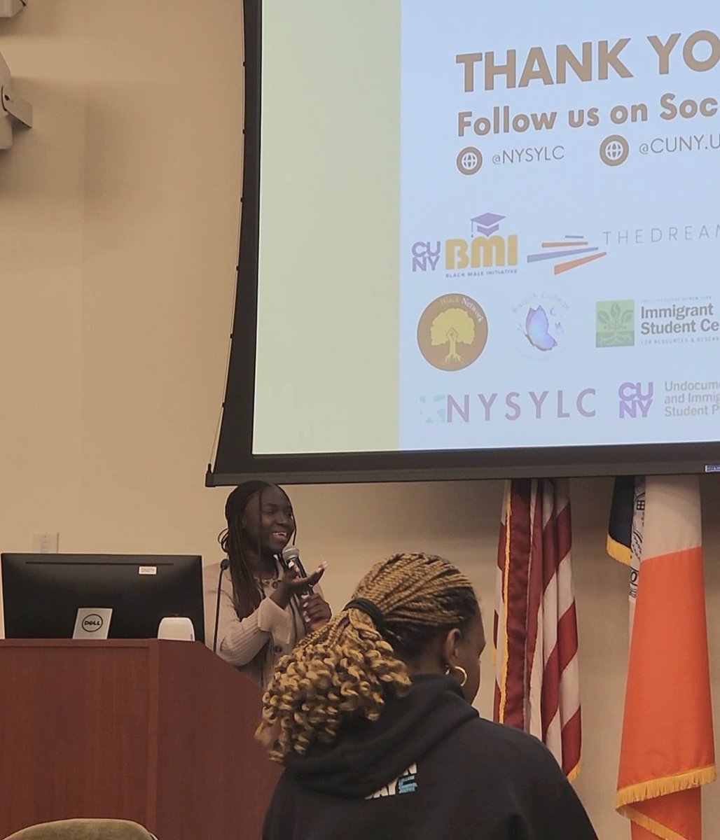 NYSYLC's tweet photo. Event 1, amplifying Black UndocuStudent Voices in Higher Education at Baruch College

We heard from Dr. Felecia Russell about her new book! And learned about the experiences of undocuBlack students

We will be at Hostos on Friday!!!
https://t.co/PXHhnuIhlP

#undocumented #black https://t.co/sV2qpBrK4g