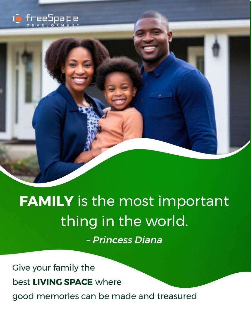 Family love is unbeatable

Thinking of an amazing living environment for your family?

We are available to provide you with sustainable, innovative, affordable luxury living spaces

Where you can make sweet memories with your family and loved ones

#familylove #realestate