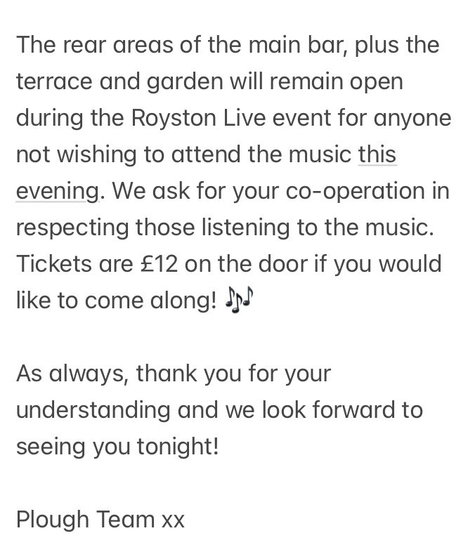 The Plough, Shepreth tweet media