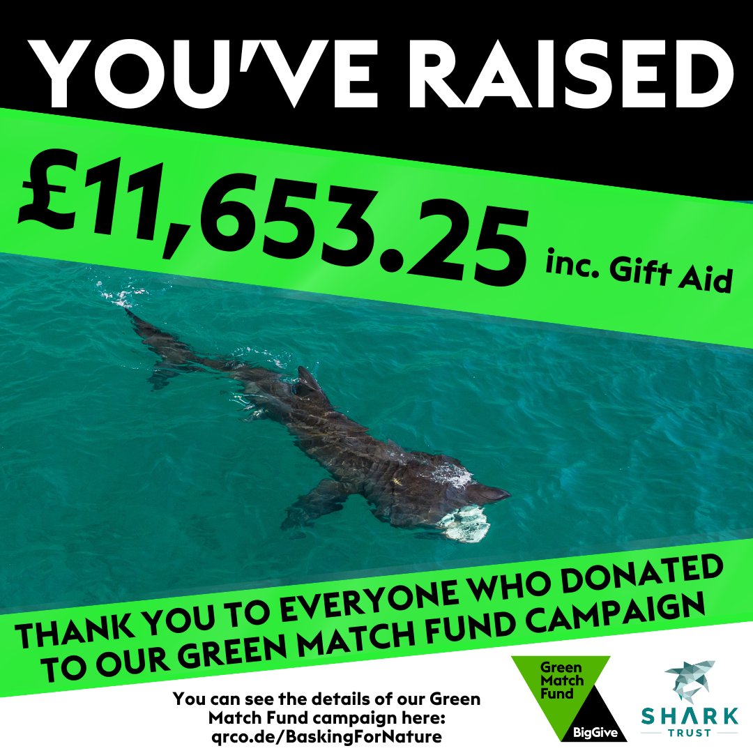 THANK YOU SO MUCH!! You have raised a huge £11,653.25 (inc. gift aid) through the @BigGive #GreenMatchFund 📷📷 Your support over the last week as this campaign ran has been out of this world! Our hearts are full from the lovely messages and generous donations we have received!💙