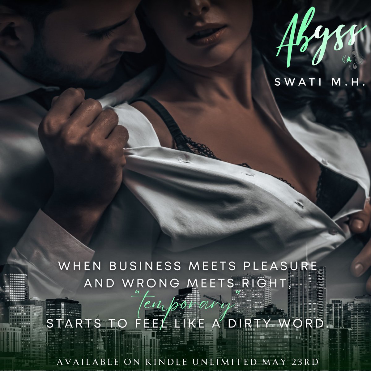 ✨TEASER: ABYSS by #swatimh is coming May 23

#PreOrder a.co/d/4dvYfKr

#bookteaser #comingsoon #enemiestolovers #swatimh #bestfriendsdad #workplaceromance #millionaireromance #bookstagram #booktok #romancebooks #spicyromance #theauthoragency @theauthoragency