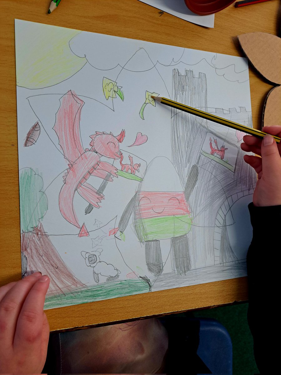 TimPughArtist's tweet photo. Epic drawing and beach plastic workshops yesterday at Ysgol Llandullas,Conwy helping Year 3 artists create their own Cymru/daffodil drawing installation. Well done everyone and Diolch yn fawr for inviting me. @YsgLlandd @Arts_Wales_ #mixedmedia #drawing #cymru #beachplastic https://t.co/6MjIKOoL3O