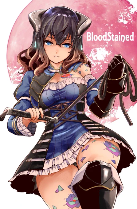 #私はこういう絵描きです見た絵描き全員参加 武器を持った女の子が好き 