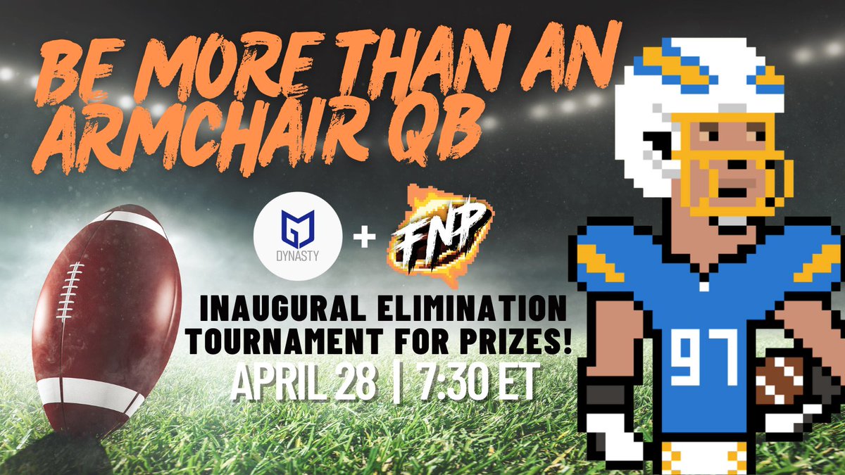 GMDynasty2's tweet photo. Shout out to @FridayNightPunk fans, we will be hosting a tournament with prizes. All Friday Night Punk players are encouraged to join. 

How to Join:
1. Sign up on GM Dynasty: Click Here to create your GM Dynasty account and join the action-packed world of football simulation!
2. Create Your Team: Once signed up, create your first team for FREE and gear up for gridiron domination!
3. Join Friday Night Punk Group: Click https://t.co/qy4ttV4dVC  to join the Friday Night Punk group and secure your spot in the tournament lineup!

Tournament Rewards: 
📷 Winner: FNP Punk (Cross Partner) + $25 GM Dynasty Site Credit 
📷 Runner-up: FNP Punk (Javaunted Drilliams) + $10 GM Dynasty Site Credit 
📷 Third Place: $15 GM Dynasty Site Credit