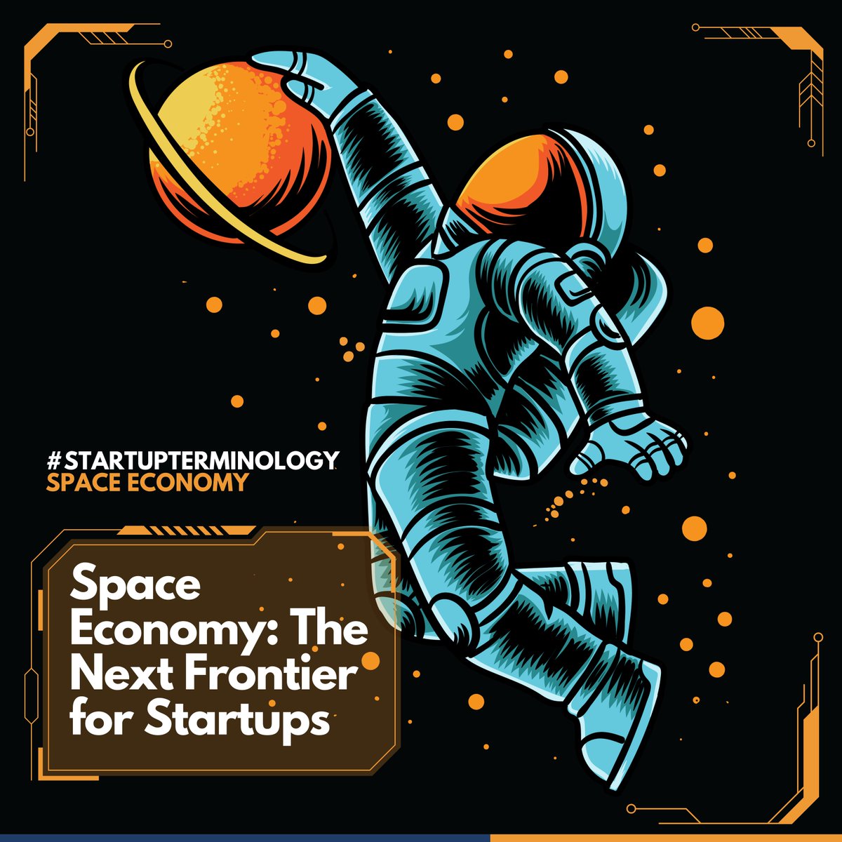 Inline with our investment in @DhruvaSpace, here is the #StartupTerminology: #SpaceEconomy

Imagine a world where #space is an engine for #economicgrowth. #Satellites beaming #internet to remote areas, companies mining #asteroids for precious metals, or  #spacetourism ventures.