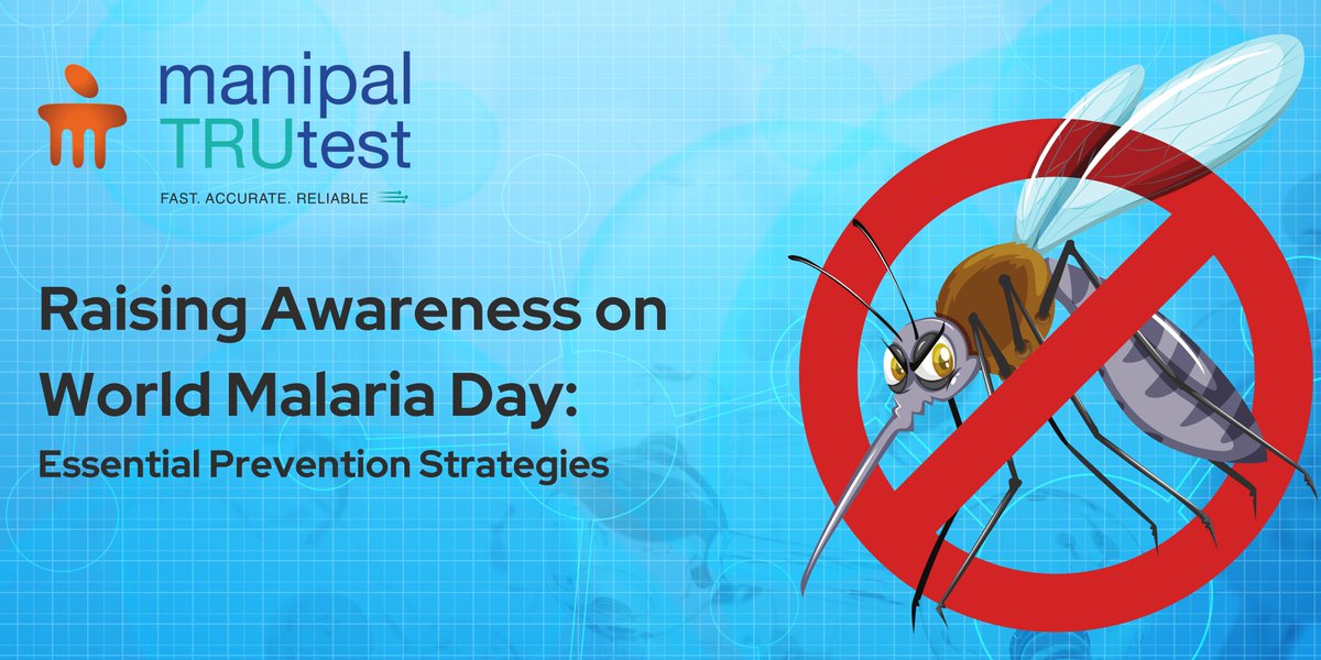 Check out our latest blog here : shorturl.at/aGJKR in which we discuss about World Malaria Day: Essential Prevention Strategies.

#ManipalTRUtest #malariaday #prevention #medical #bloodtest #diagnostic