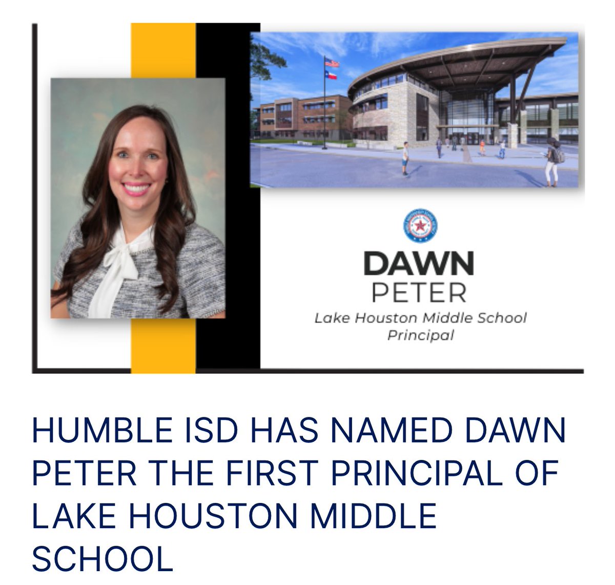 We are R4 Proud of Principal Dawn Peter, a distinguished graduate of the Region 4 New Administrator Academy! #districtadvancementchampions