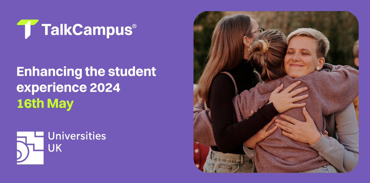 Join us at @UUKevents 'Enhancing the Student Experience 2024' Conference on 16th May in London. Visit our booth to discover more about #TalkCampus and how our platform can positively impact the well-being of your students #UUKSE24