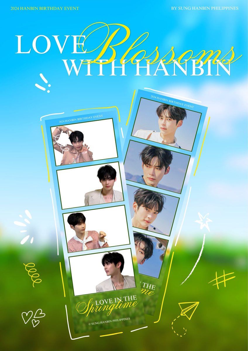 Spring is blooming, and so is love for Sung Hanbin!  Get ready to capture unforgettable memories with your bias at our exclusive 'Love in the Springtime' photobooth. 🍃

Don't miss out! This exclusive photobooth experience is just for YOU. ✨ Strike a pose, share a laugh, and let