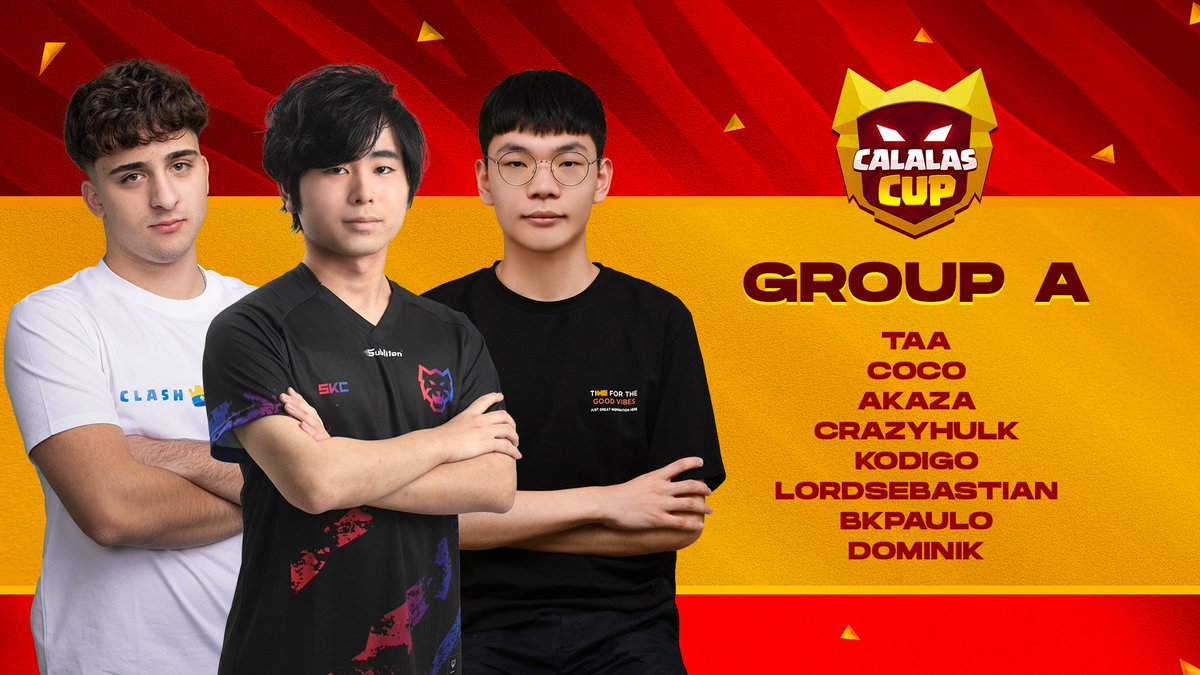 🚨The group stage is about to begin! ⏰14:00 UTC 👥 @Taa_0922 @LordSebastianCR @DOoOM_cr @BKPauloo @Kodigo_GG @AkazaCRv1 @Coco_CR04 @Crazy_hulkk_ 📺Don't miss the broadcast in different languages 🇪🇸twitch.tv/bale_gg 🇬🇧youtube.com/@RichSlaton 🇵🇹youtube.com/@artubeclash…