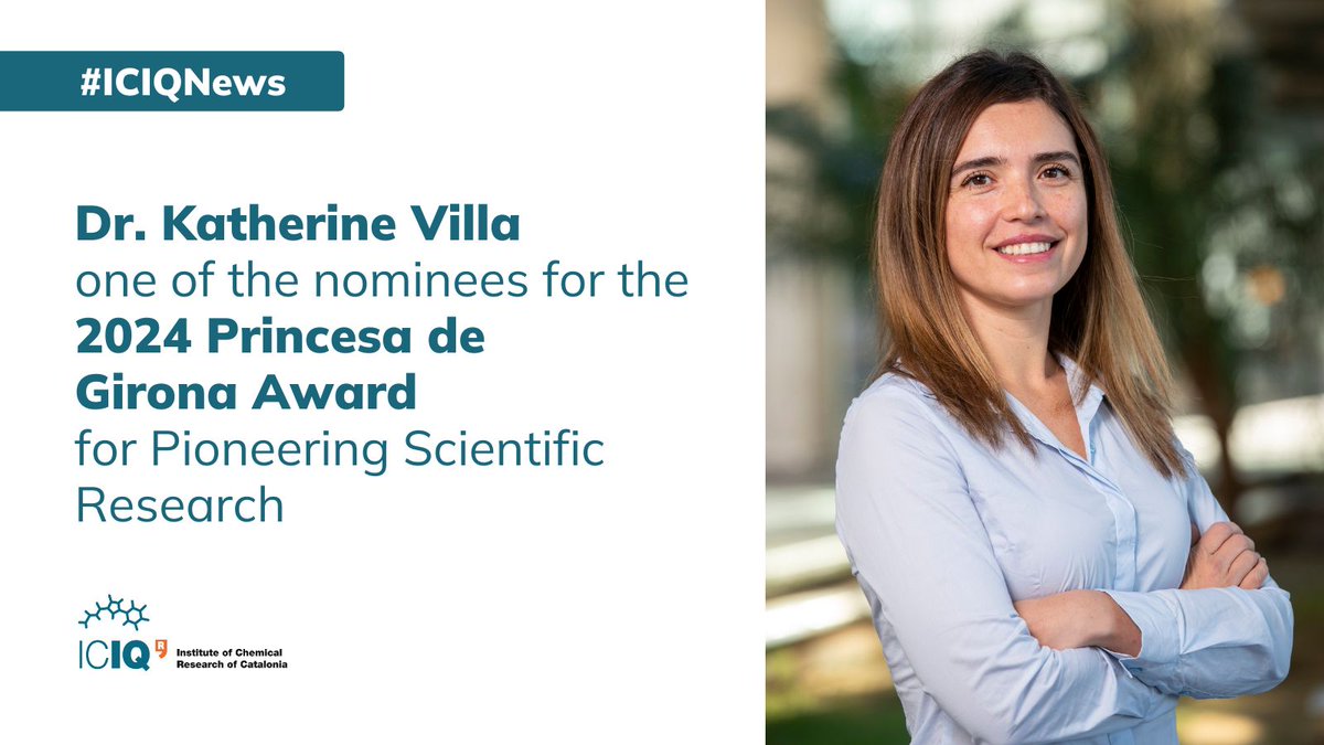 #ICIQNews 🏆Dr. @katheVillag was selected for the 2024 Princesa de Girona Award (@FPdGi) together with other 4 distinguished researchers among the 80 applications submitted. Read more here 🔗iciq.org/dr-katherine-v… 🥇Congrats to the winner Dr. @MExpositoAlonso (@UCBerkeley).
