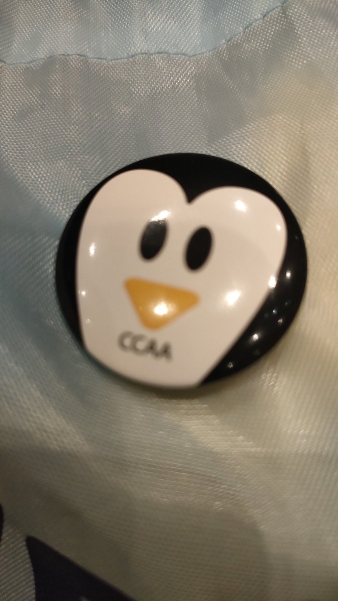 Lovely to see @CCAA_org at #BSR24 - thank you for the new badge! #penguin